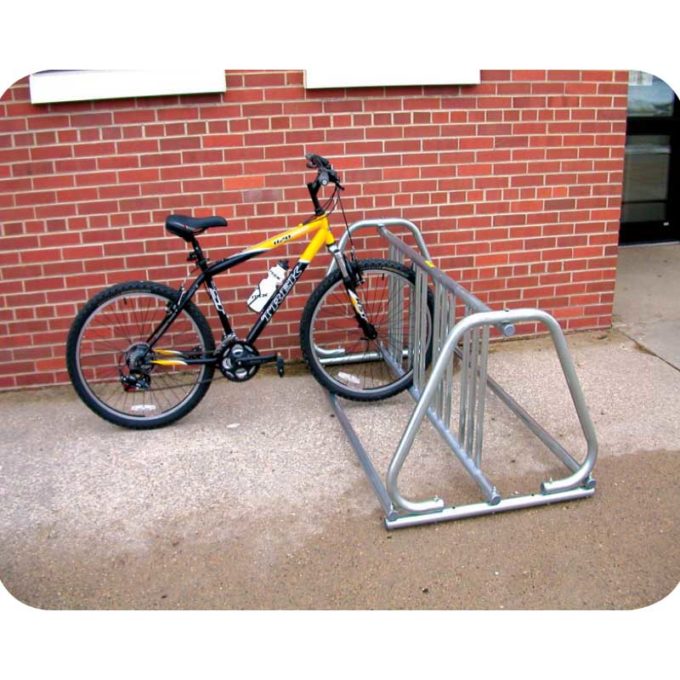 A style bike rack