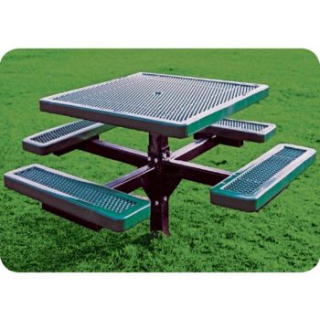 Inground pedestal table