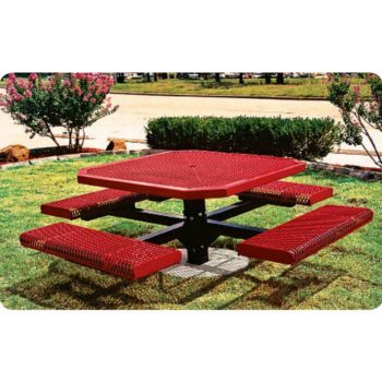 Rolled style inground table