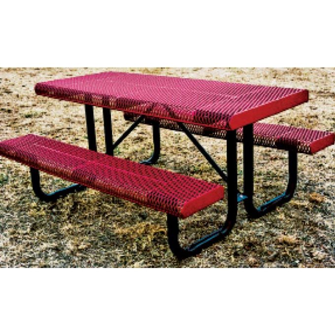 portable rolled style picnic table