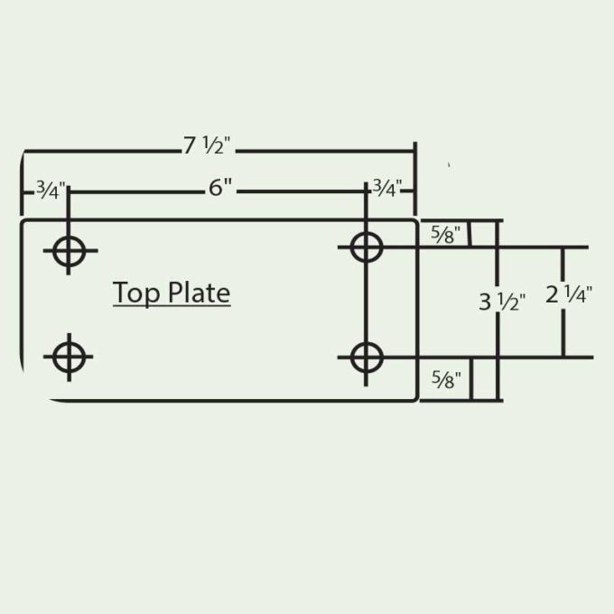 diagram of top and bottom plates