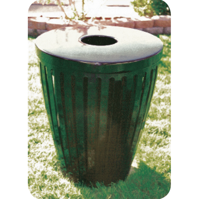 Taper Style Trash Receptacle