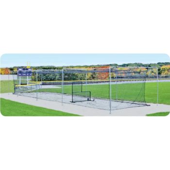 Outdoor batting tunnel nets