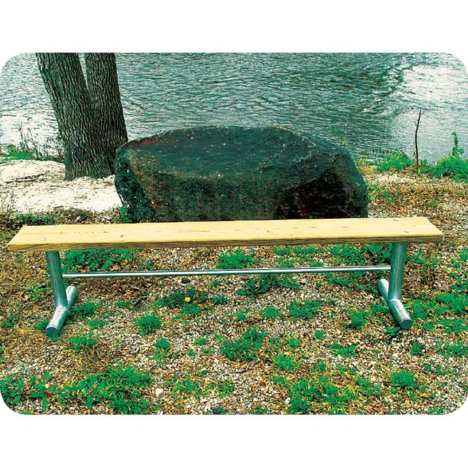 Portable bench without back