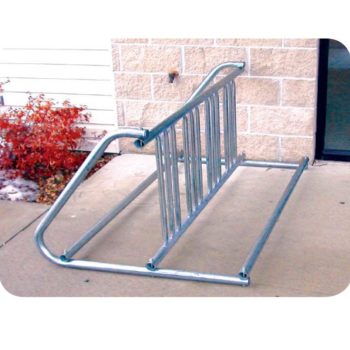 W style bike rack