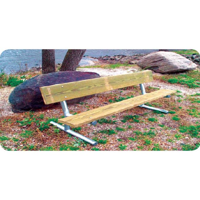 Pine Treated Plank Portable Bench