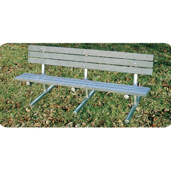 Recycled Plastic Slat Portable Bench