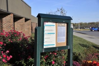 Medeium Hinged Message Center