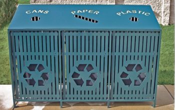 Street Scape Recycling Containers