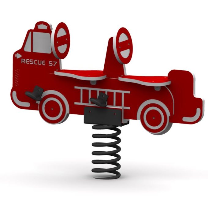 Red Fire Truck Spring Rider
