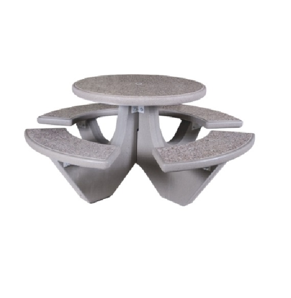 TF3125 Round 4-Bench Concrete Table-0
