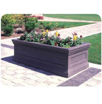 Colonial Style concrete planter-0