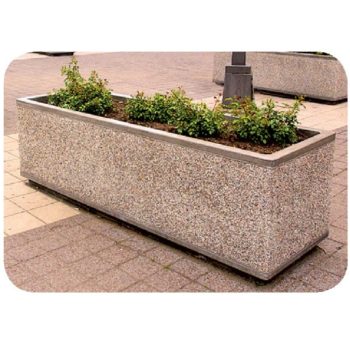 Rectangular Concrete Planter-0