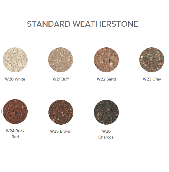 Weatherstone colors