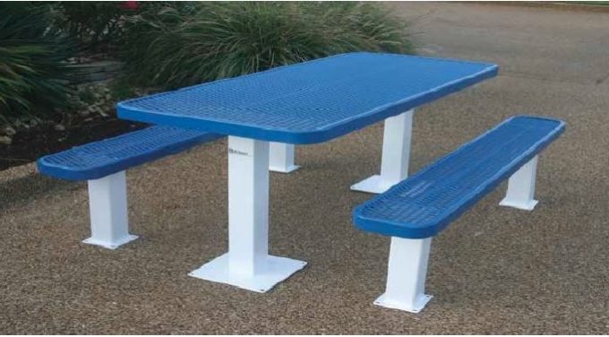 Rectangular Double Pedestal Table-0