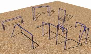 9 Unit Course with Challenge Ladder Incline-0