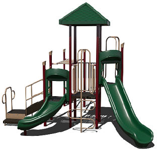 Play Structure in Forest color